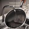 AUX 316 Stainless Steel 28cm Honeycomb Non-stick Wok