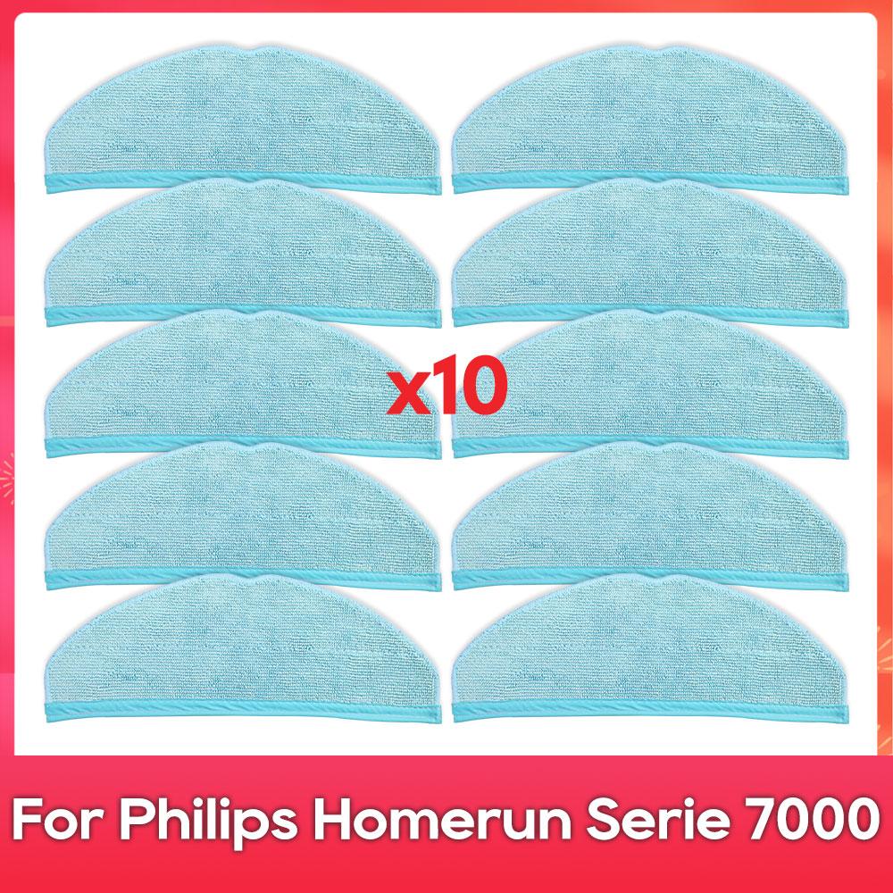 Fit For ( Philips Homerun Serie 7000, XU7100/01, XU7100/02 ) Part Accessory Filter Main Side Brush Mop Robot Vacuum Cleaner Kit