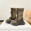 Wasteland retro boxing versatile Martin boots 2026 new versatile outdoor wind short boots western inner height boots women