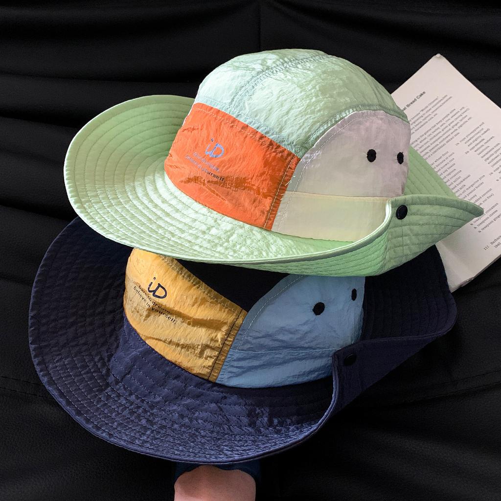 Japanese-style retro mountain-style quick-dry fisherman hat for women, suitable for outdoor hiking, mountaineering, and fishing, makes the face look