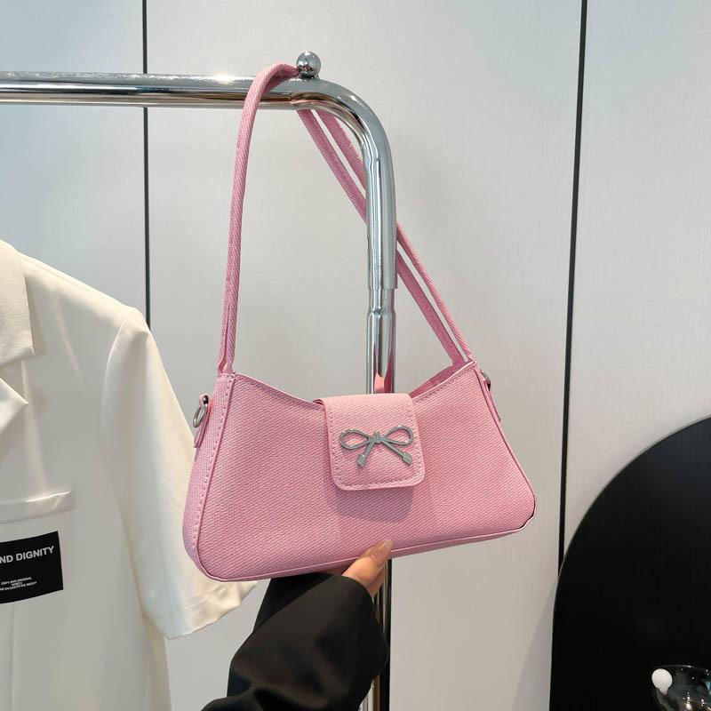 Сумка-багет в иностранном стиле, нишевая, с высокой ценностью, новая женская сумка весна 2025, модная, на плечо, повседневная, под мышку