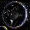 Bling Car Steering Wheel Cover Easy Install Vehicle Hubs Not Moves Steering-wheel Case