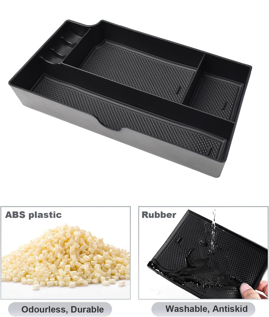 For Toyota Sienna 2015-2019 2020 Center Console Drawer Organizer Interior Center Console Drawer Tray Accessories Car Storage Box