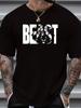 Unique Bear Beast Font Print Design TShirt 100 Cotton ONeck Short Sleeve Summer Casual Unisexs Tshirt Streetwear