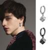 Ring Ear Clip for Men Hook Piercing Ear Jewelry Accessories Trendy Titanium Steel Earrings  Hipster