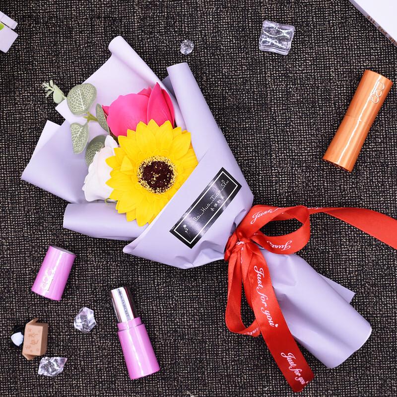 Букет из мыльных цветов в стиле инс 'Подсолнух'