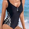Summer Solid Color Swimsuit Woman Backless Bikini Oversize Female Bodycon Swimsuit Summer Beach Wear