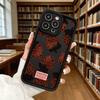 Мягкий ТПУ чехол для телефона с принтом леопарда и клубники для iPhone 17 16 15 14 13 12 11 Pro Max Plus Ударопрочный Противоскользящий Чехол