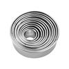 Mousse Circle Round Stainless Steel Graduated Circle Pastry Cutters