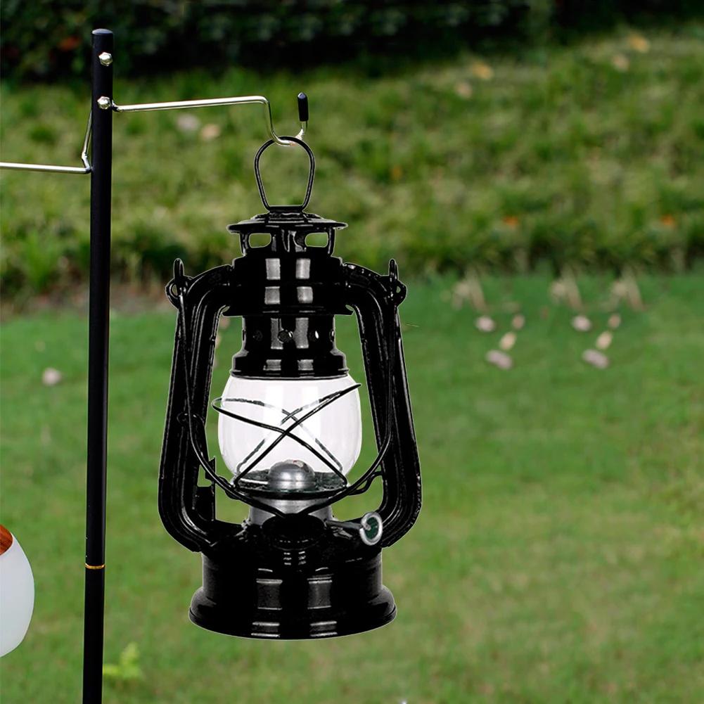 Ретро портативный керосиновый фонарь для кемпинга, металлический керосиновый фонарь, настольная лампа, винтажный фонарь для альпинизма, рыбалки и кемпинга.