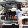 Car Backseat Trunk Organizer, Auto Hanging Back Seat Storage, Car Cargo Trunk Storage Organizer Bag for Truck, SUV, Van with Adjustable Straps