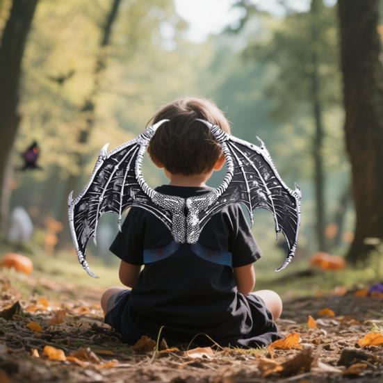 Косплей Крылья Дракона Хэллоуин Украшение с Эластичными Ремнями Легко Носить Костюм Крылья Дракона Товары для Вечеринки