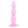 Beaded Wave Anal Plug Men Pulling Beads Suction Cup Sex Tool Stick TPE Smooth Anal Plug Gay Supplies