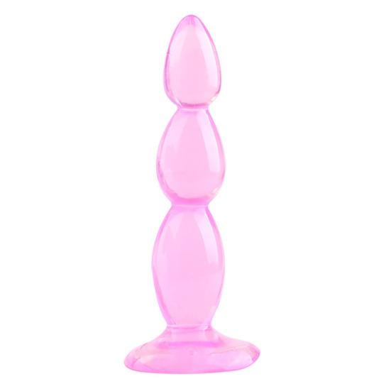 Анальная пробка для мужчин, тянущая бусины на присоске, секс-инструмент, палочка из ТПЭ, гладкий анальный