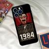 1984 George Orwell Book Novel Phone Case For iPhone 16 15 14 13 12 11 17 Pro Max 15 16 Plus 12 Mini 16e 17 Air Funda Cover