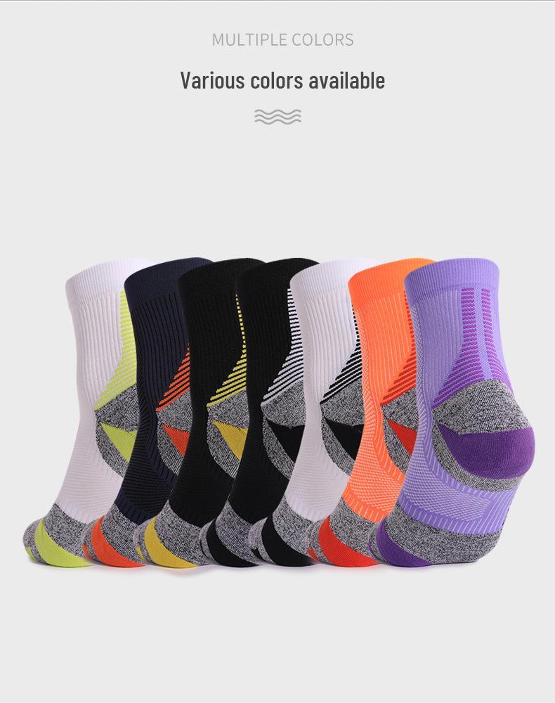 Носки унисекс до середины икры CoolMax, дышащие, антибактериальные, для бега, с утолщенной махровой подошвой