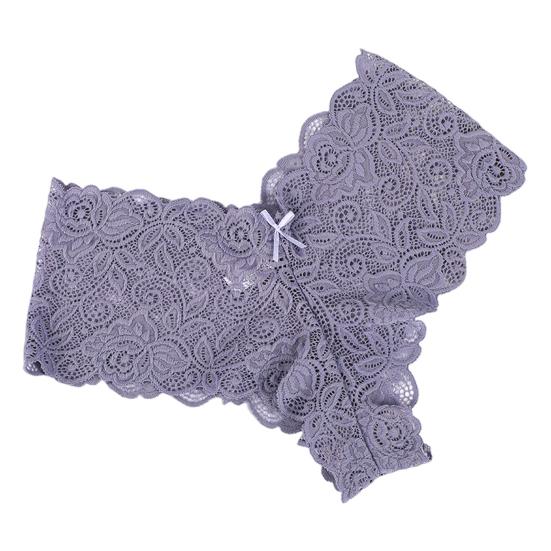 Women's Panties Floral Lace Low Waist Briefs Stretchy Sexy Breathable Underpants for Girls Daily Wear And Sleep