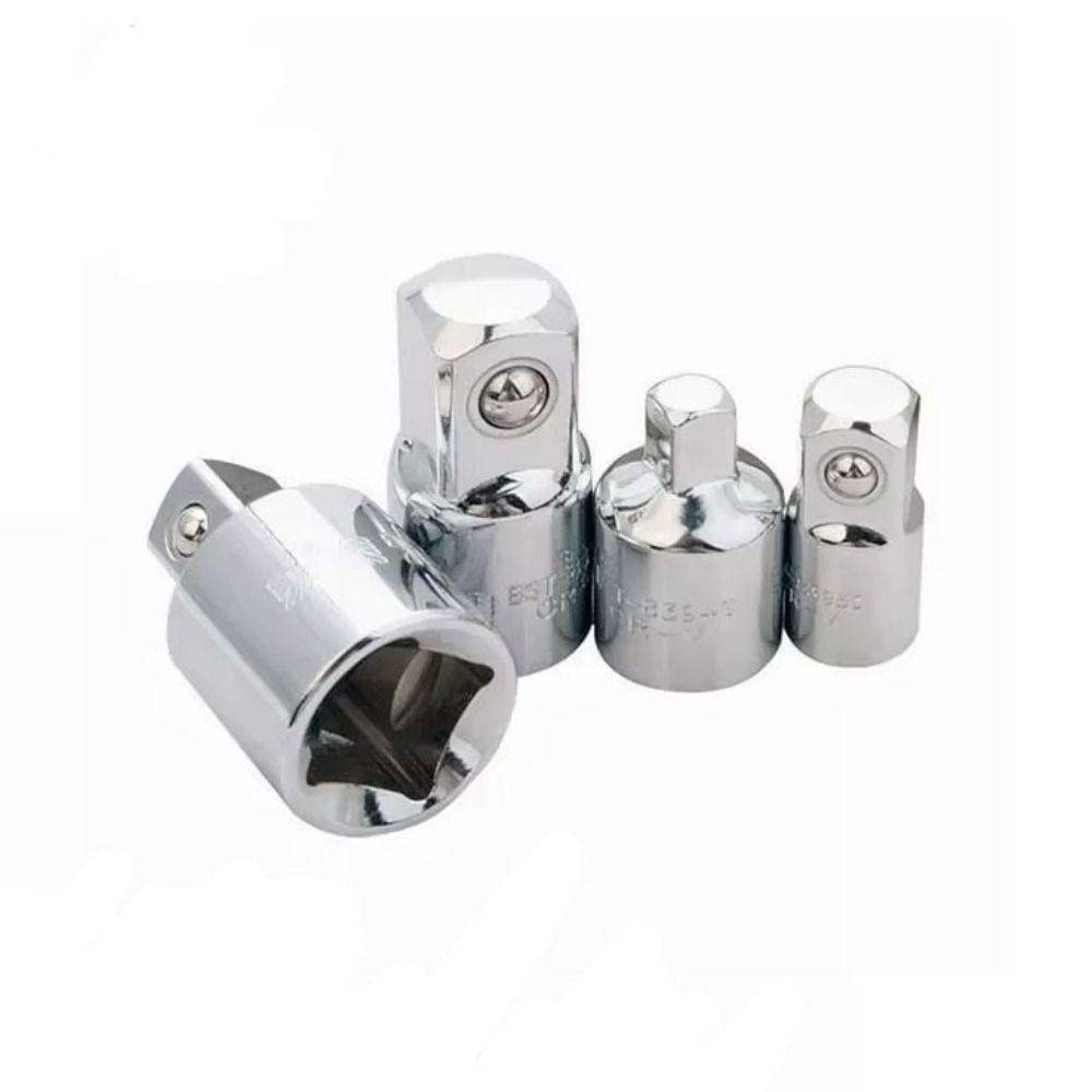 1/4 3/8 1/2 Ratchet Wrench Socket Adapter Interchangeable Attachment Spanner Keys Set Variable Diameter Square