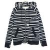 Made In Japan Border Pattern Long Sleeve Zip Hoodie S White X Black Men's Used