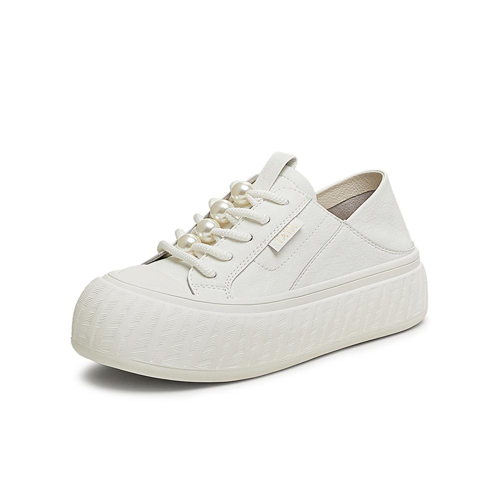 TATA/She 2025 Summer Sports Fashion Casual Women's Board Shoes