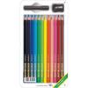 Mitsubishi Pencils, цветные карандаши, серия 890, стандартные, 12 цветов, K89012CS