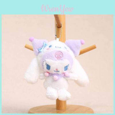 Плюшевый брелок Cinnamoroll Kuromi Hello Kitty Melody с мягким наполнителем из полипропиленового хлопка для девочек и коллекционеров
