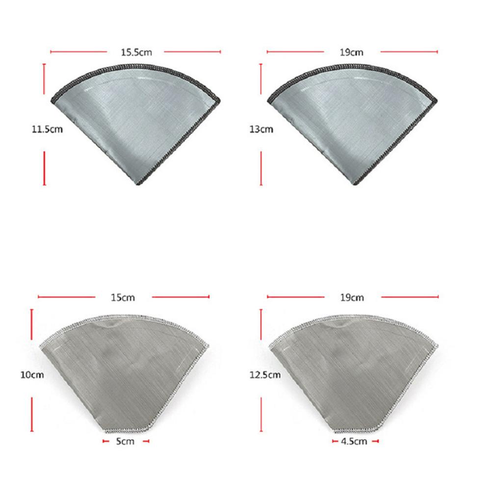 Stainless Steel Paperless Coffee Filter Reusable Pour Over Coffee Filter Easy Clean  Eco-Friendly for Household Products
