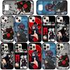 Чехол для iPhone 17 15 16 Plus Xiaomi Poco X7 X6 F8 F7 M8 C85 C75 C71 Redmi Note 14 12 11 13 Pro Max 14C 13C 15C Мультяшный Итачи Учиха Наруто Акацуки
