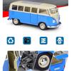 Масштаб 1/24 Welly 1963 Volkswagen T1 Bus, модель автомобиля из сплава, литье под давлением, металлические игрушечные автомобили, модель автомобиля, коллекция высокой имитации, детские подарки
