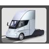 1/24 Scale Tesla Semi Truck Trailer Metal Alloy Diecast Truck Trailer Model Sound & Light Collection Car Model Toy Gift with Boys C325