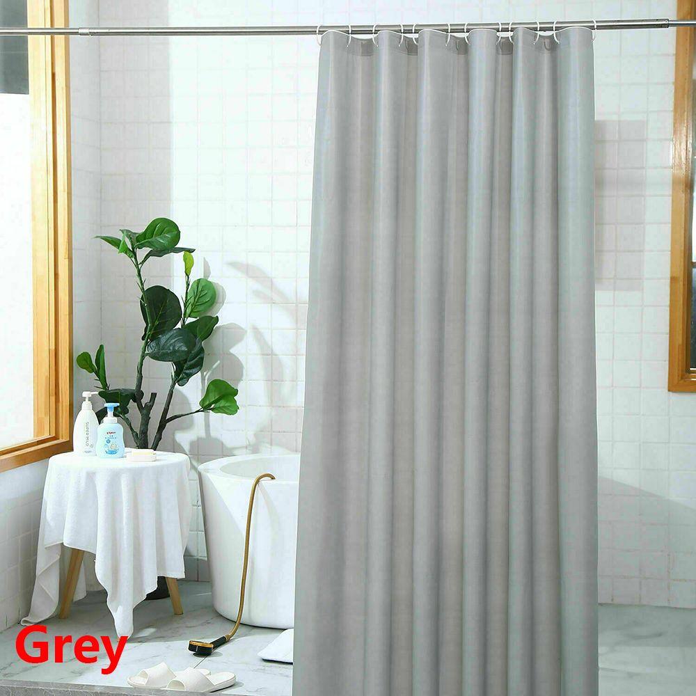 New With 12 Hooks Room Decor Bathtub Curtains PEVA Thicken Bathroom Screens Shower Curtain