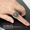 Bercute Sterling Silver Lion Ring for Adjustable Popular Sterling Thick Lily Always Large Sterling Antique Men, Size 19, 20, 22, 23, 24. Stylish,