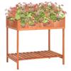 VidaXL Herb Planter 80x60x80 Cm Solid Fir Wood
