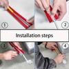 1Pc 1/3Meter Cord Management Channel,Invisible Decorative Wire Cover, Anti-Step Protector, Adhesive Soft Cable Raceway with Cap