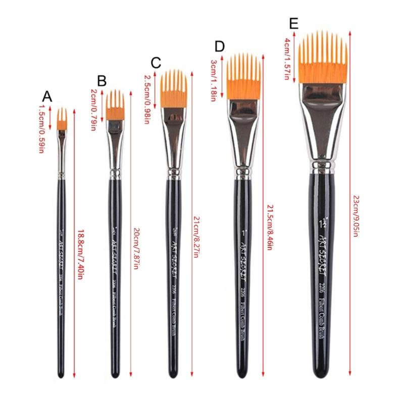 Professional Watercolor Brush Oval Head Paint Brush For Detailed Landscape Inks Painting Mountain Watercolor Scenes Art