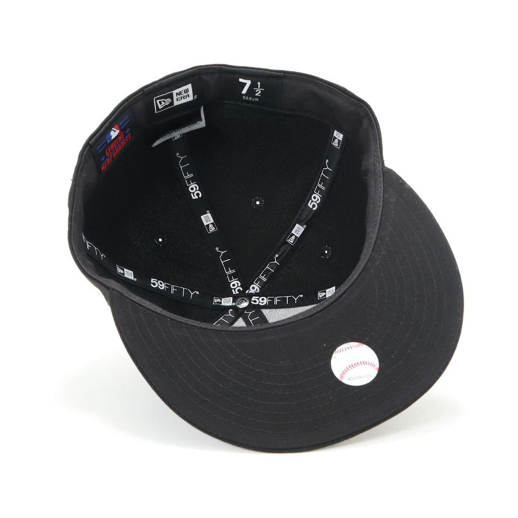 Кепка с плоским козырьком MLB Dodgers LA 7 5950 LOSDOD BLK SWHI 25J [New Era] черная/белая 1/4