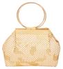 Handmade Sequin Evening Handbag Handbag Vintage Party Wedding Gift for Cream Gold [INDTRESOR] Women.