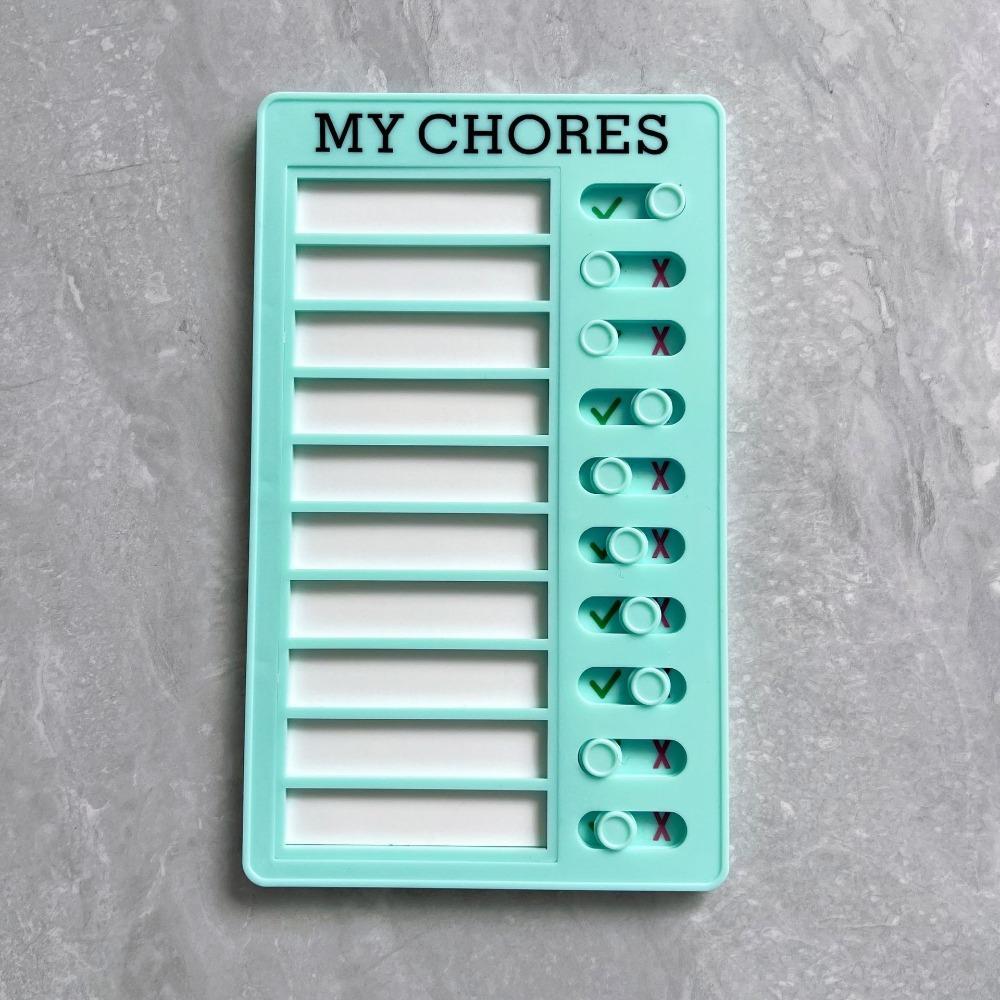 Reusable My Chores Checklist Detachable Chores Chart Multi Purpose Daily Planner Memo