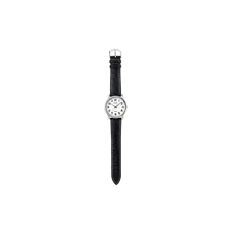 Casio Серия STANDARD серия ENTICER простой досуг бизнес кварцевый механизм японские и корейские часы 4740 мм мужские часы белый циферблат MTP-1303L-7B