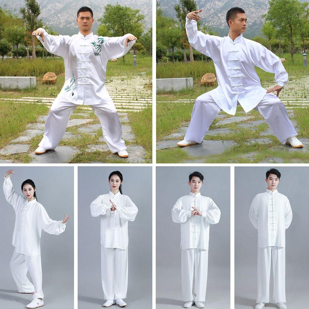 Chinese Tai Chi Uniform Taiji Taichi Performance Fashion Wushu Kung Fu Clothing  Practice