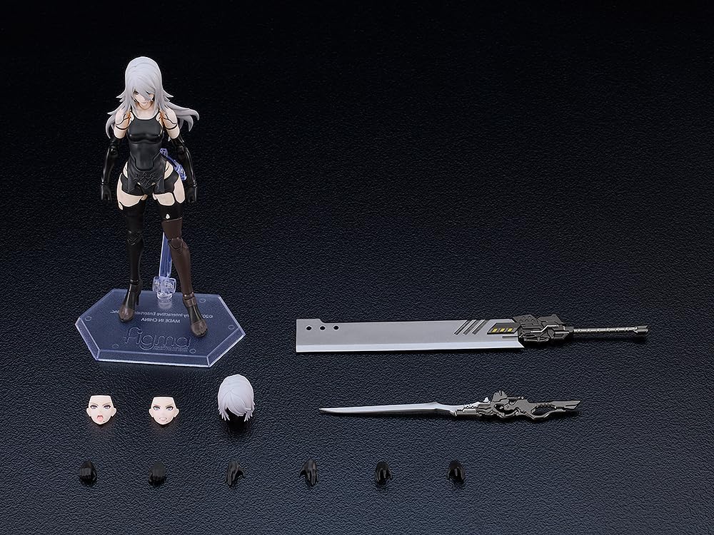 Figma NieR Automata A2 Тип А пластиковая окрашенная подвижная фигурка Ver1.1a [ЙорХа №. 2] Немасштабный