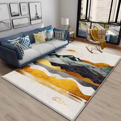 Nordic Minimalist Carpet: Dirt-Resistant, Easy-Care Floor Mat for Living Room or Bedroom