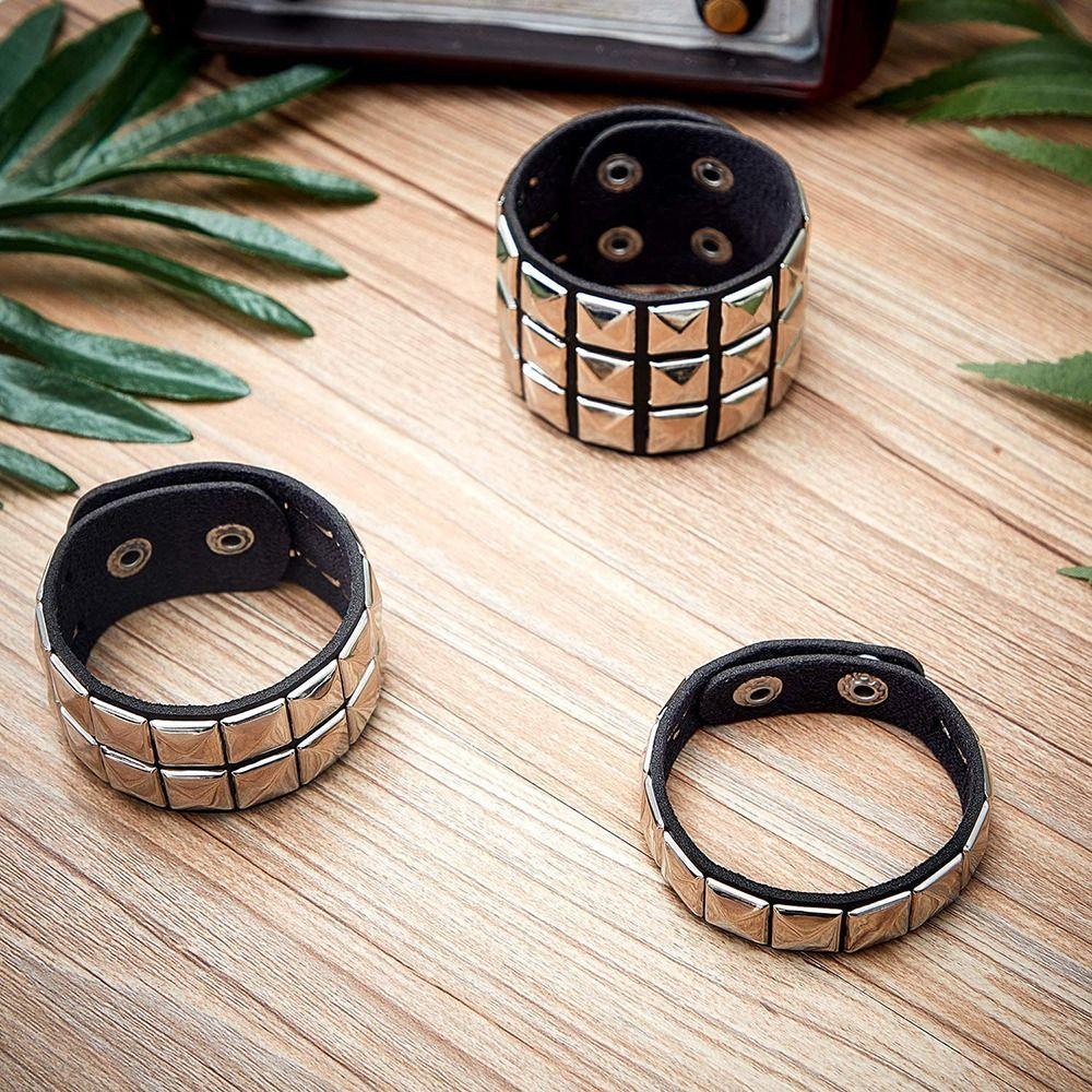 Female Wide Cuff Charm Party Gift Women Bracelet Fashion Jewelry Leather Bracelet Korean Hand Rope