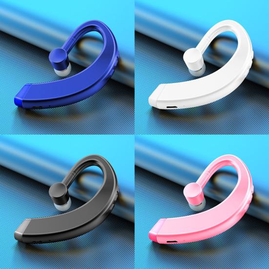 Portable Bluetooth-compatible 5.0 Wireless Ear-hook Business Sports Earphone Headset