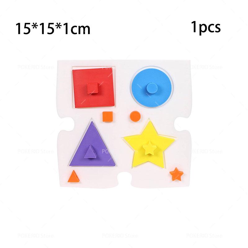 3D Printed Montessori Busy Board Montessori Mirror Puzzle Lock Mobile Gear Busy Board Early Educational Sensory Toy For Kids