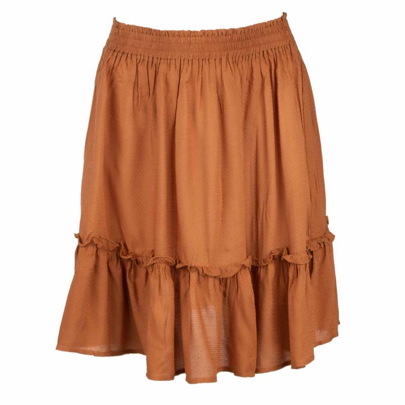 Women's Polka Dot Skirt with Ruffles and Elastic DEELUXE 74