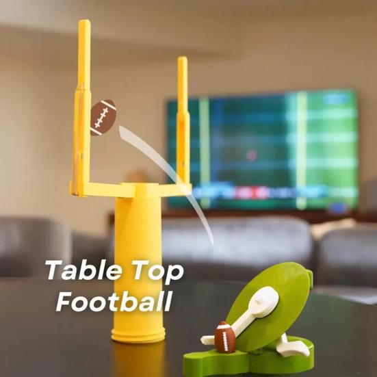 3D-печатная настольная футбольная игрушка с разрушающейся стойкой ворот, пусковая установка для регби, интерактивная настольная игра для детей и взрослых с метанием футбола