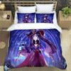 Аниме Genshin Impact Пододеяльник Наволочка Постельное белье Взрослый Мальчик Девочка Украшение Спальни Детский Односпальный Двуспальный Большой Размер