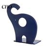Magazine Holder Creative Elephant Bookends, Metal Book for Kids Students, Heavy Office File Rack Duty Non-Slip Desktop Organizer Home Decor