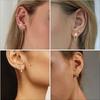 Drperfect 1 шт. Серьги-гвоздики для хряща из нержавеющей стали 16G Гипоаллергенные серьги-гвоздики из нержавеющей стали Бабочка Сердце Пирсинг